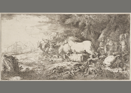The Entry of the Animals into the Ark, c.1650